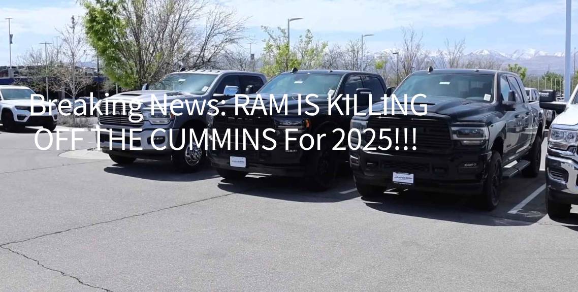 Breaking News RAM IS KILLING OFF THE CUMMINS For 2025!!! https://www.handsminimaxx.com